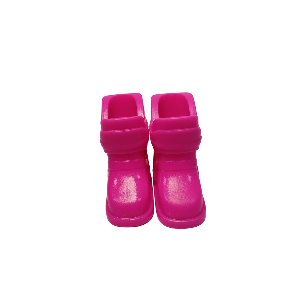 Vintage Y2K Mattel Barbie Chunky Ski Boots Fashion Doll Accessories Shoes Square